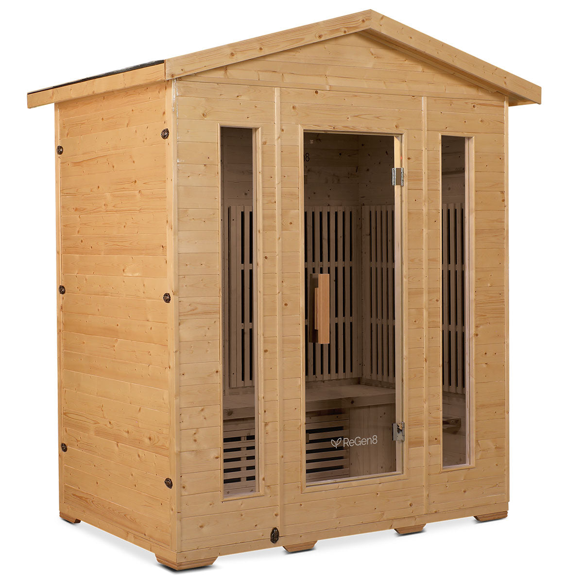 ReGen8 Quadro Outdoor - 4 Person 2920W Infrared Sauna